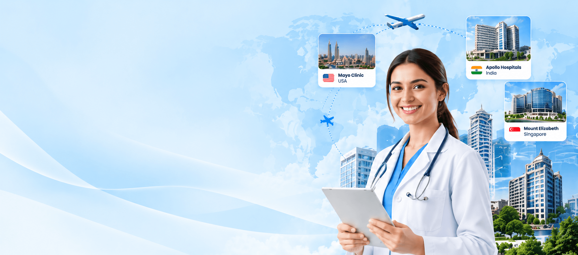 Connect With the Right Hospital Anywhere in the World